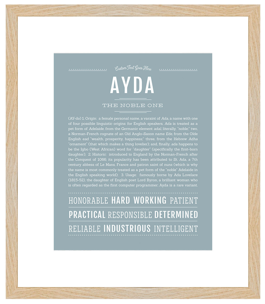 Ayda | Name Art Print