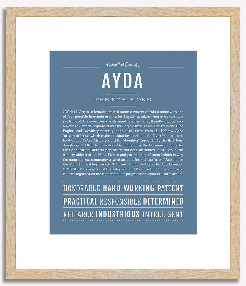 Ayda | Name Art Print