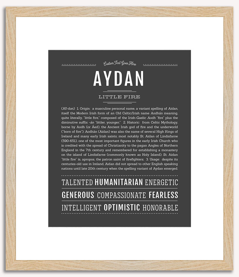 Aydan | Name Art Print