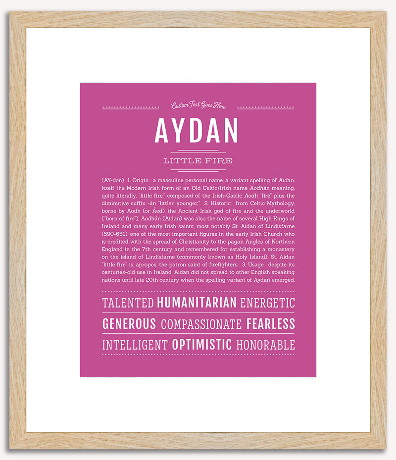 Aydan | Name Art Print