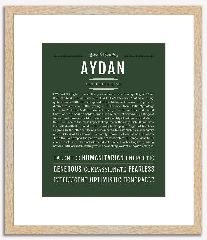 Aydan | Name Art Print