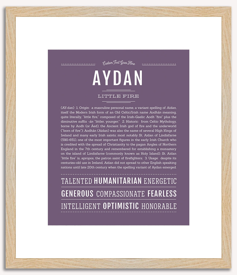 Aydan | Name Art Print