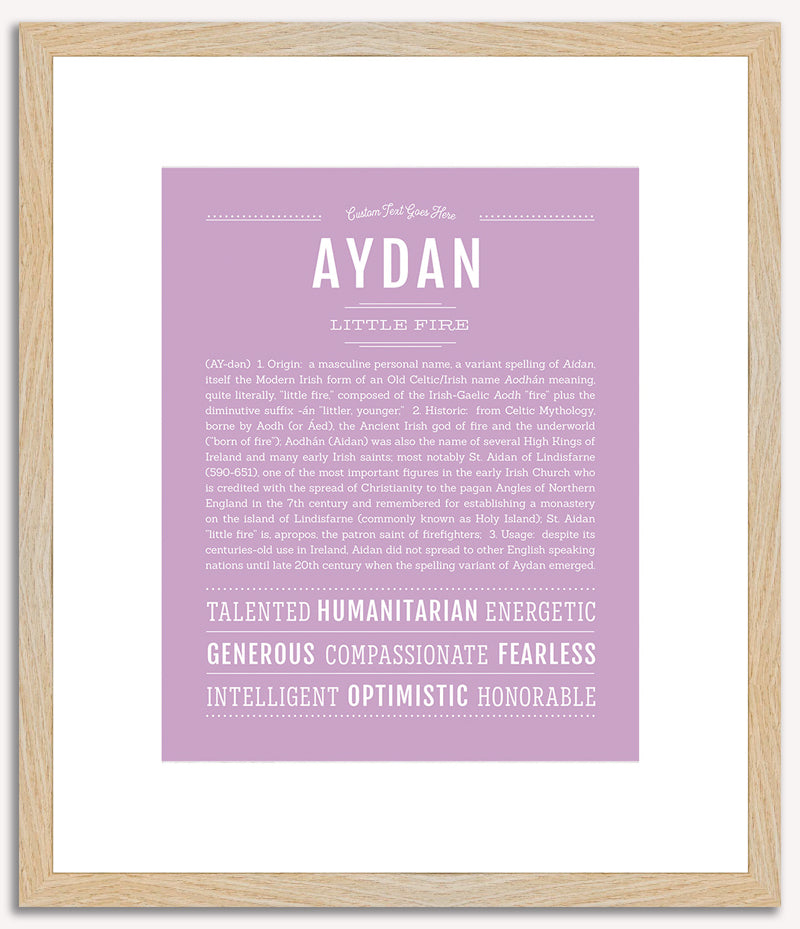 Aydan | Name Art Print