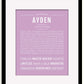 Frame Options | Lilac | Black Frame, Matted