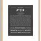 Aylin | Name Art Print