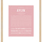 Aylin | Name Art Print