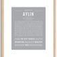 Aylin | Name Art Print