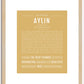 Aylin | Name Art Print