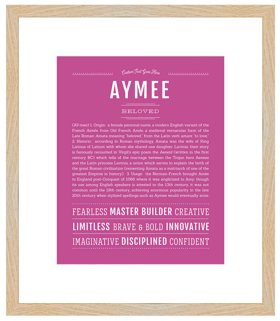 Aymee | Name Art Print