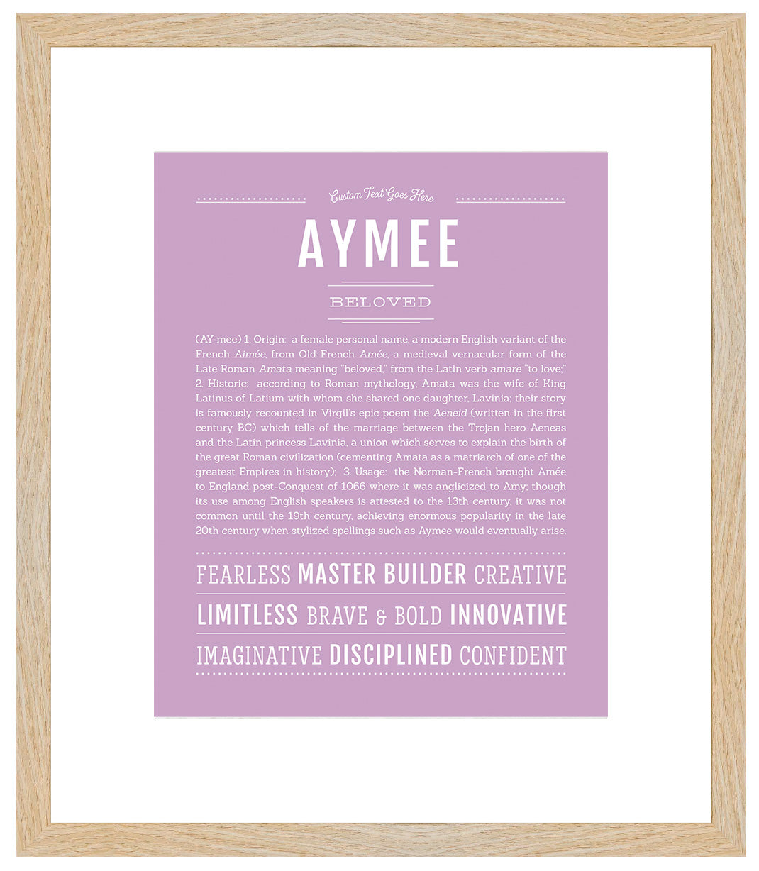 Aymee | Name Art Print