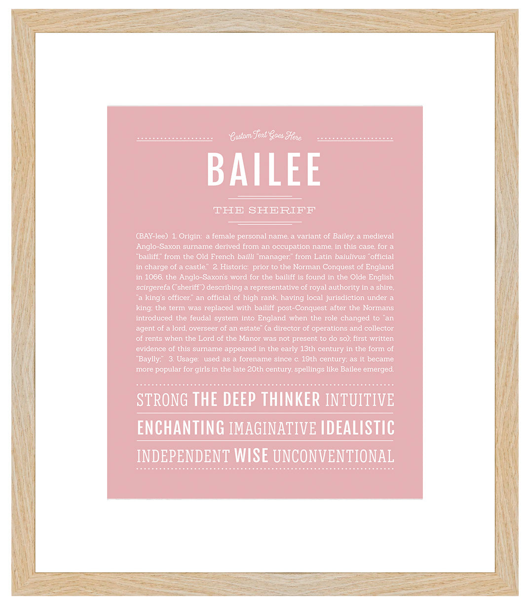 Bailee | Name Art Print