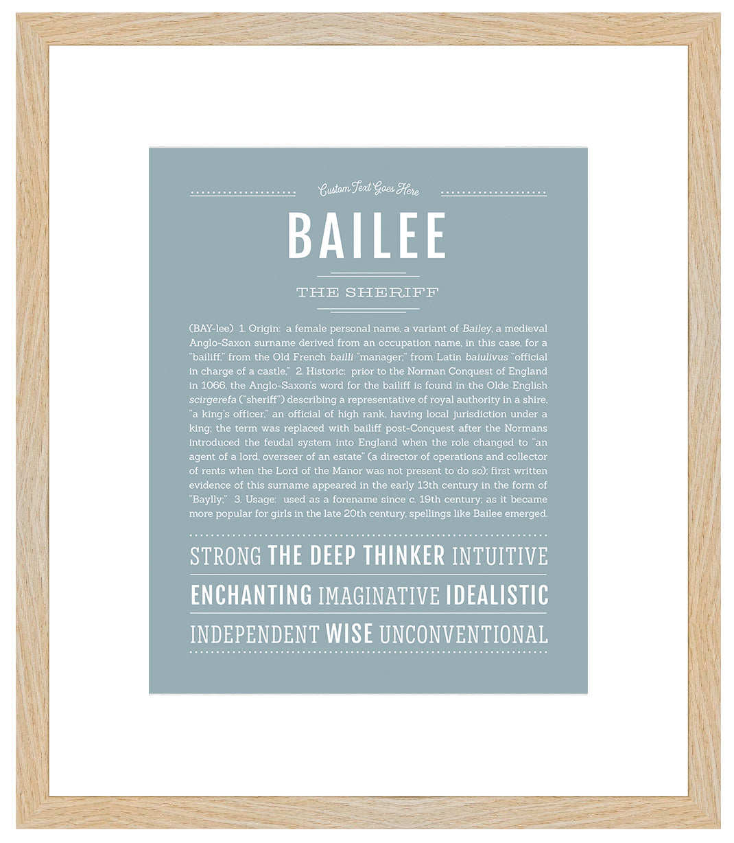 Bailee | Name Art Print