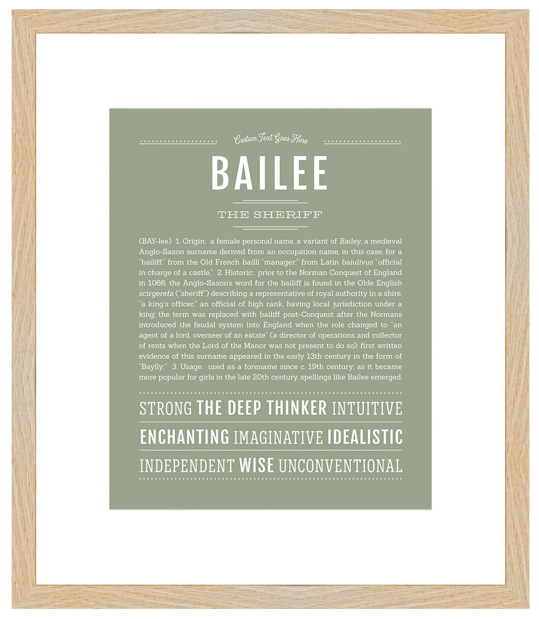 Bailee | Name Art Print