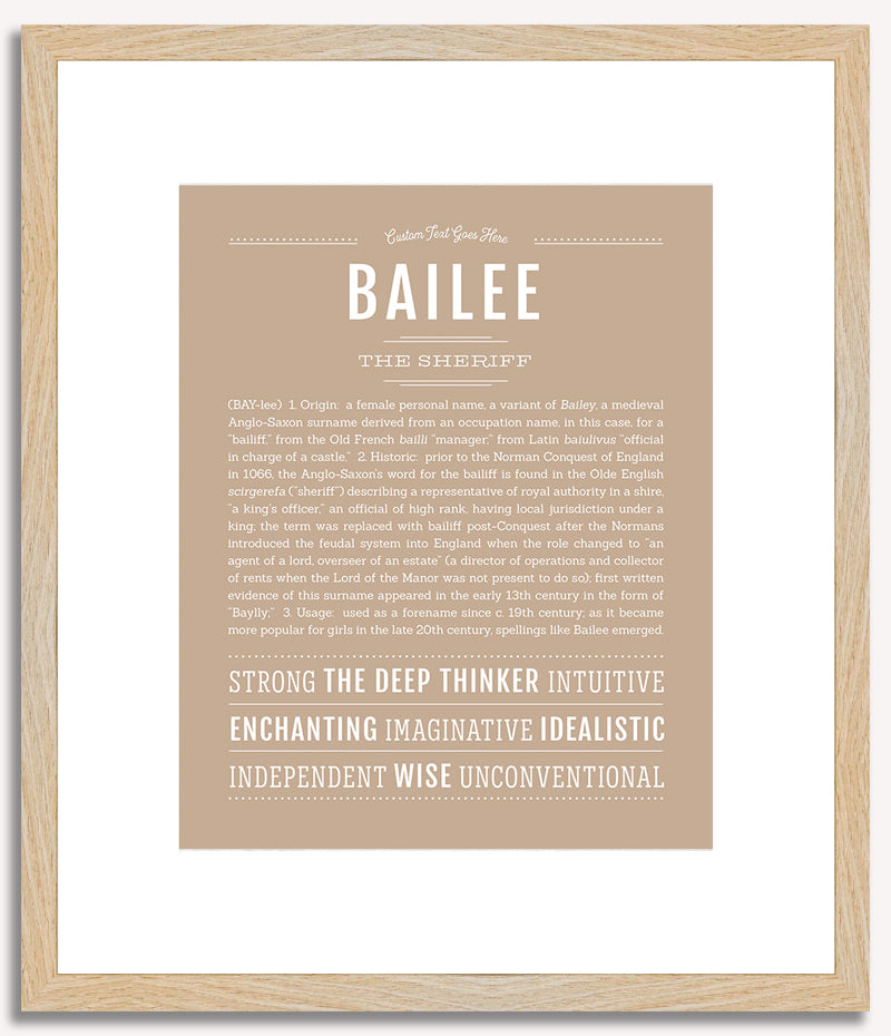 Bailee | Name Art Print