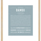 Bambi | Name Art Print