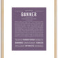 Banner | Name Art Print