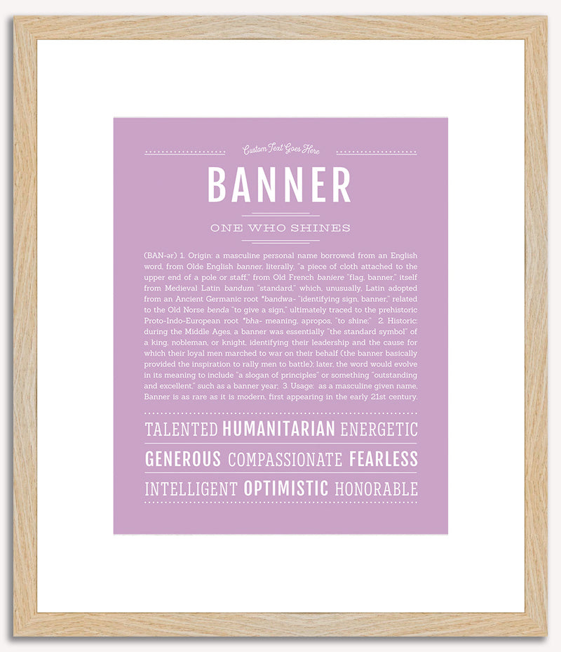 Banner | Name Art Print