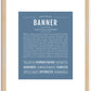 Banner | Name Art Print