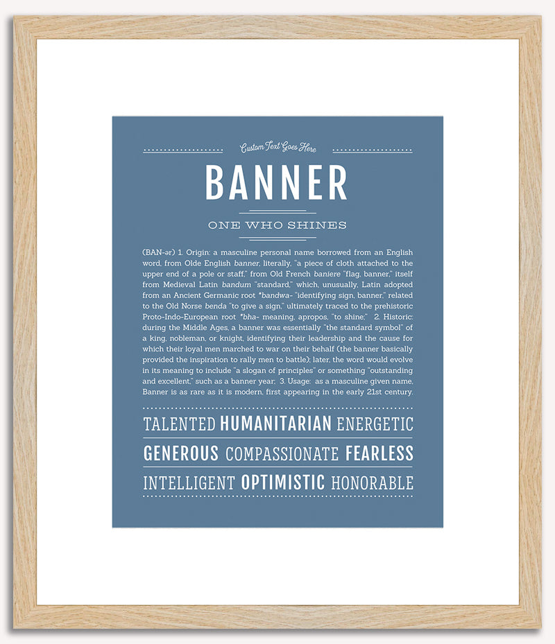 Banner | Name Art Print