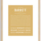 Barrett | Name Art Print