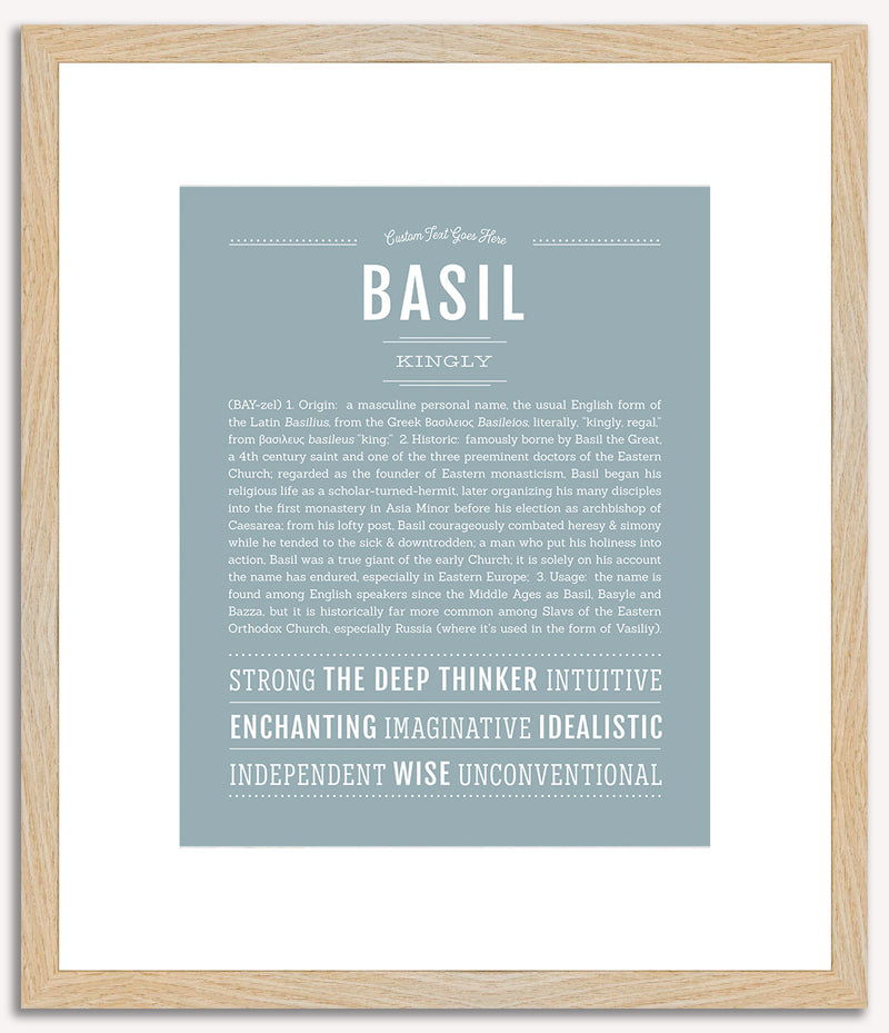 Basil | Name Art Print