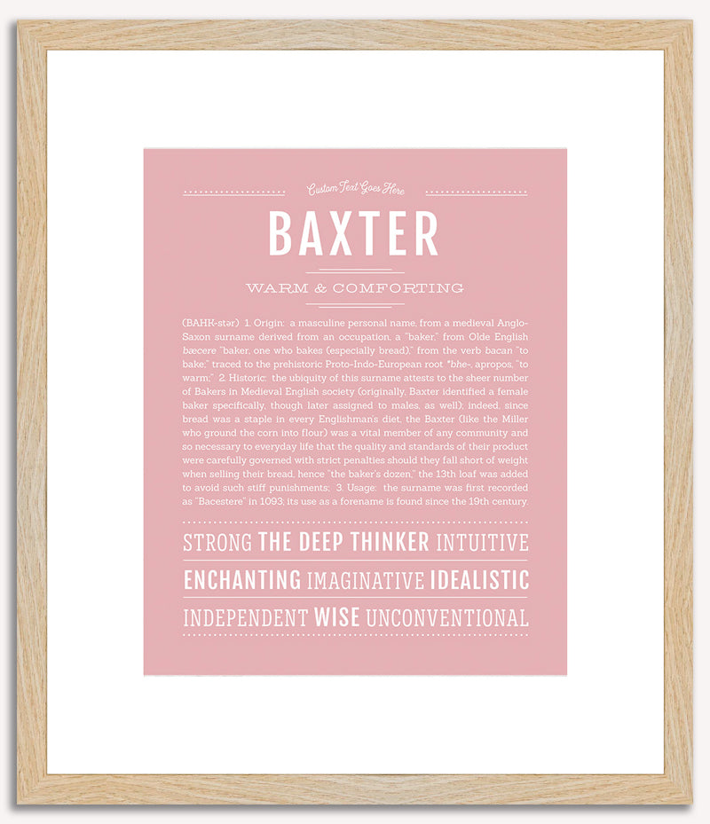 Baxter | Name Art Print