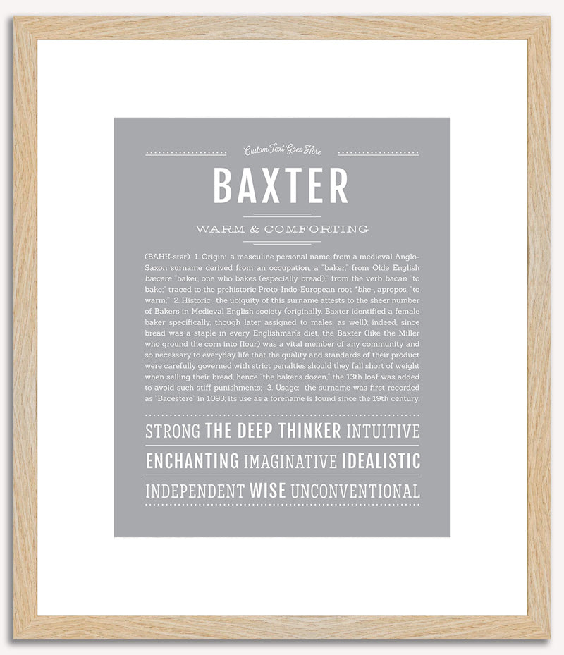 Baxter | Name Art Print