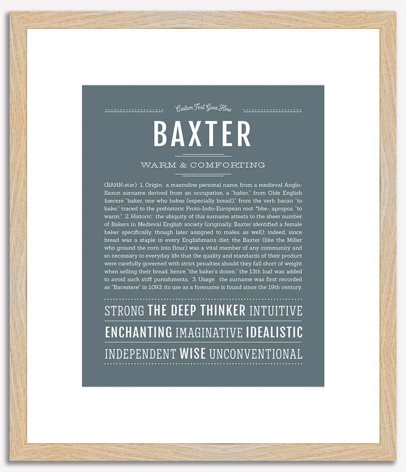 Baxter | Name Art Print