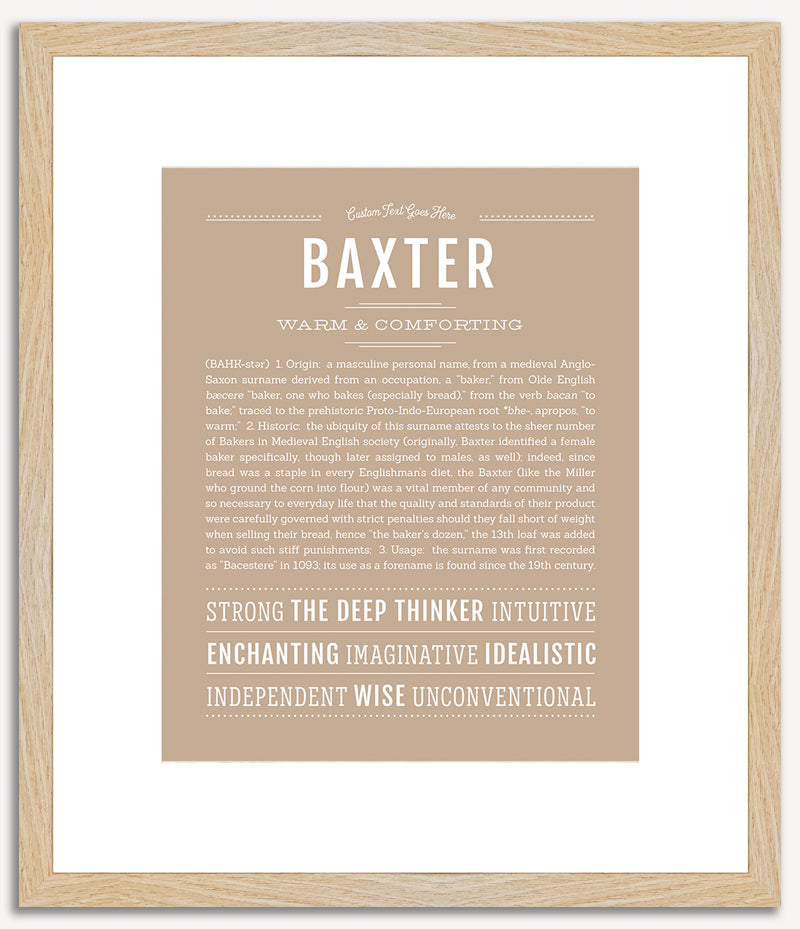 Baxter | Name Art Print