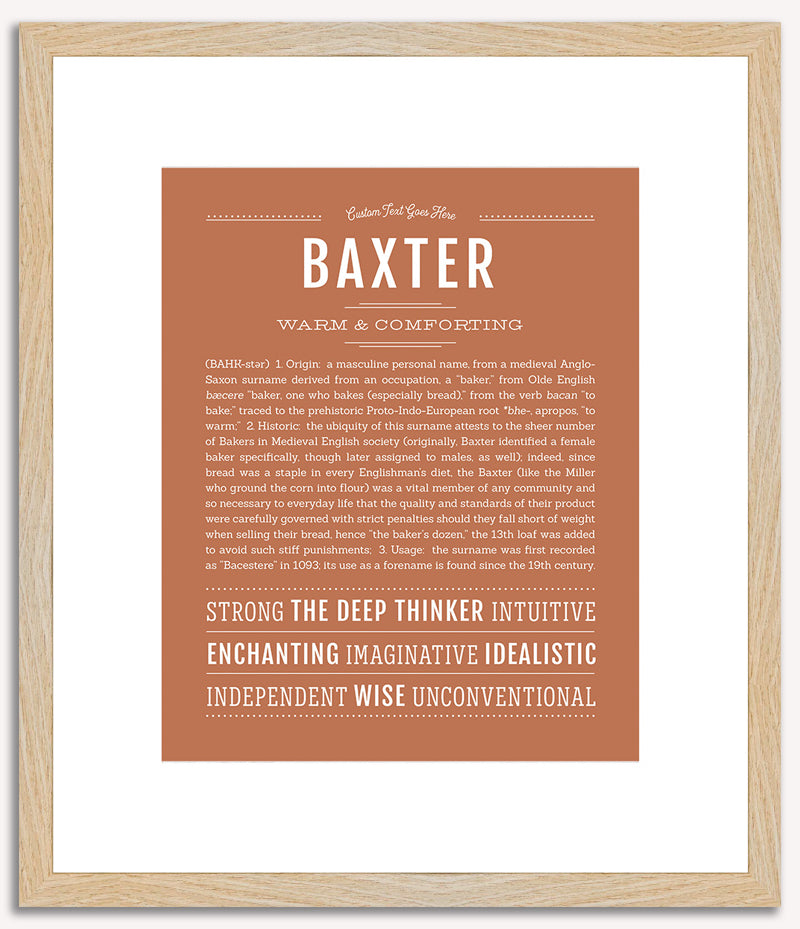 Baxter | Name Art Print