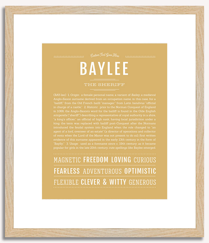 Baylee | Name Art Print