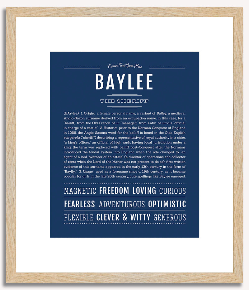 Baylee | Name Art Print