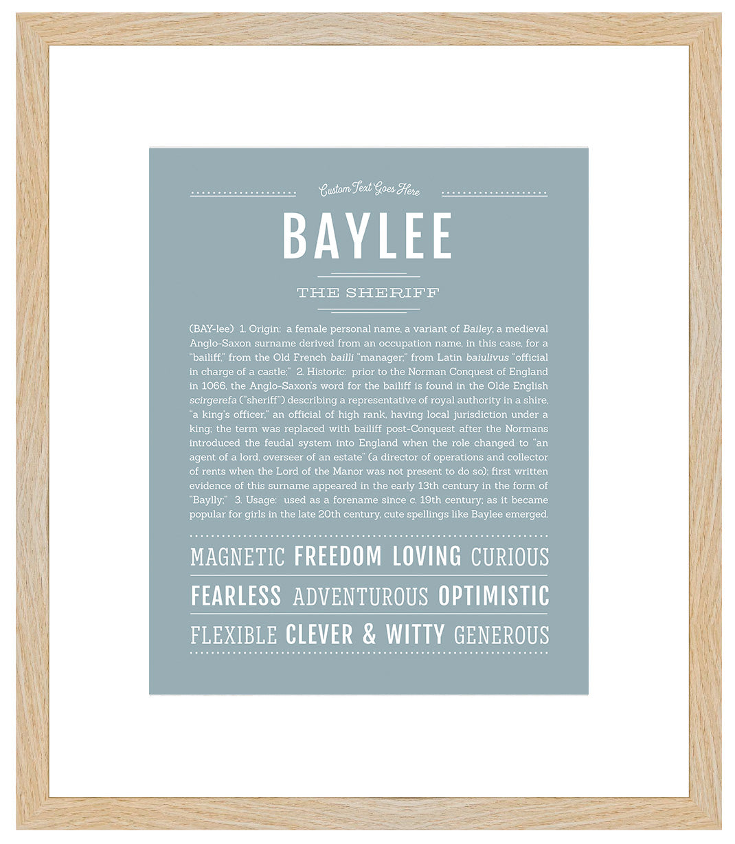 Baylee | Name Art Print