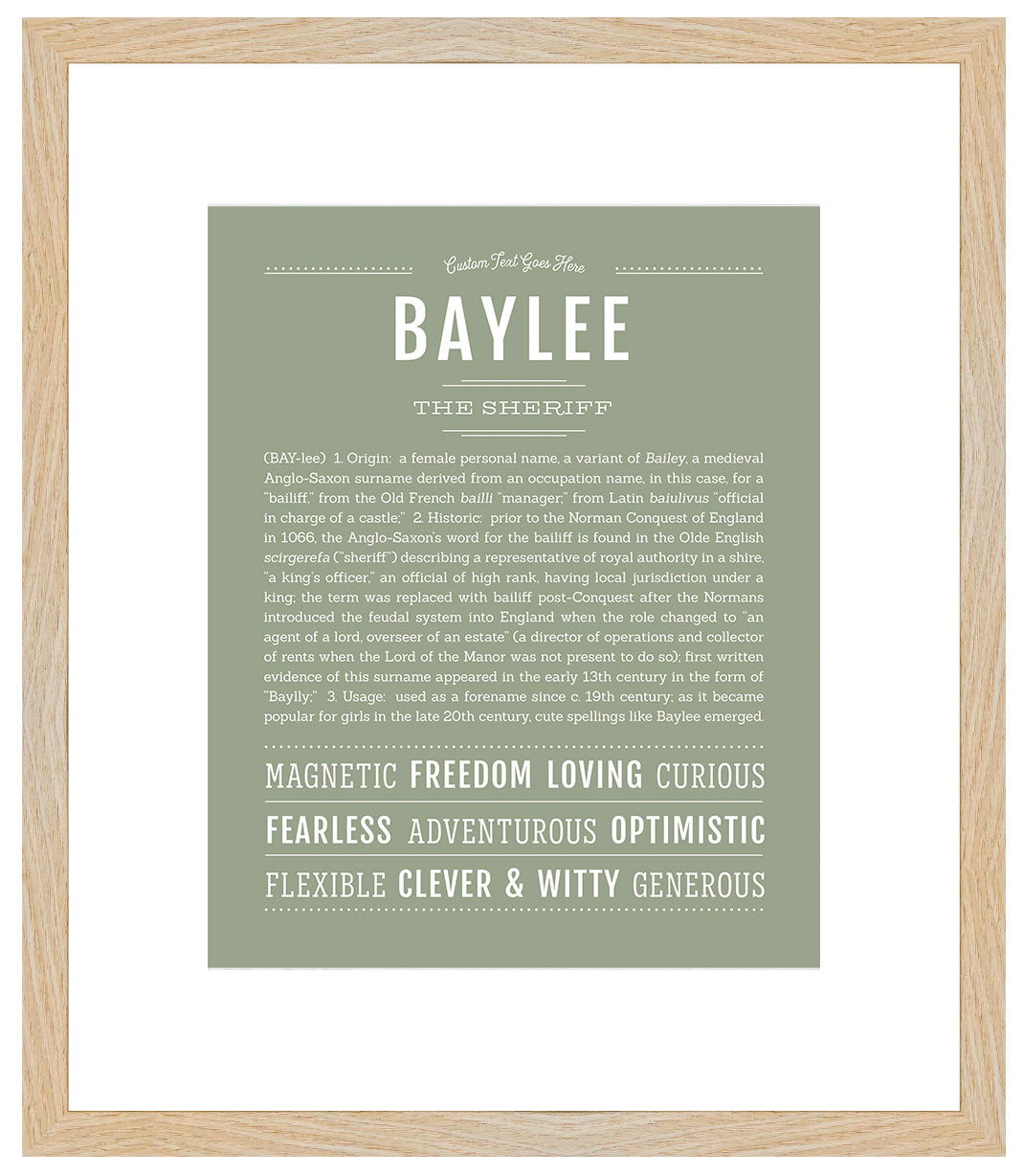 Baylee | Name Art Print