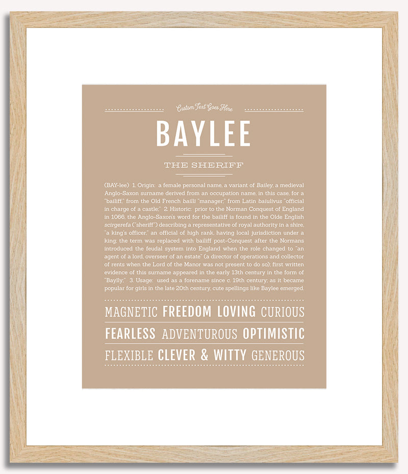 Baylee | Name Art Print