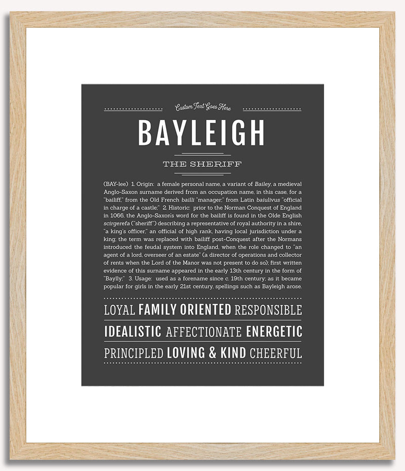 Bayleigh | Name Art Print