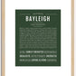 Bayleigh | Name Art Print