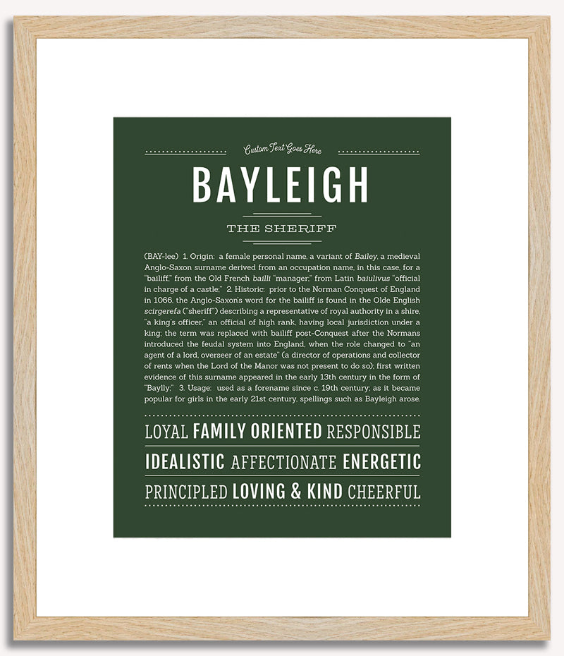 Bayleigh | Name Art Print