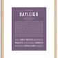 Bayleigh | Name Art Print