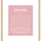 Bayleigh | Name Art Print