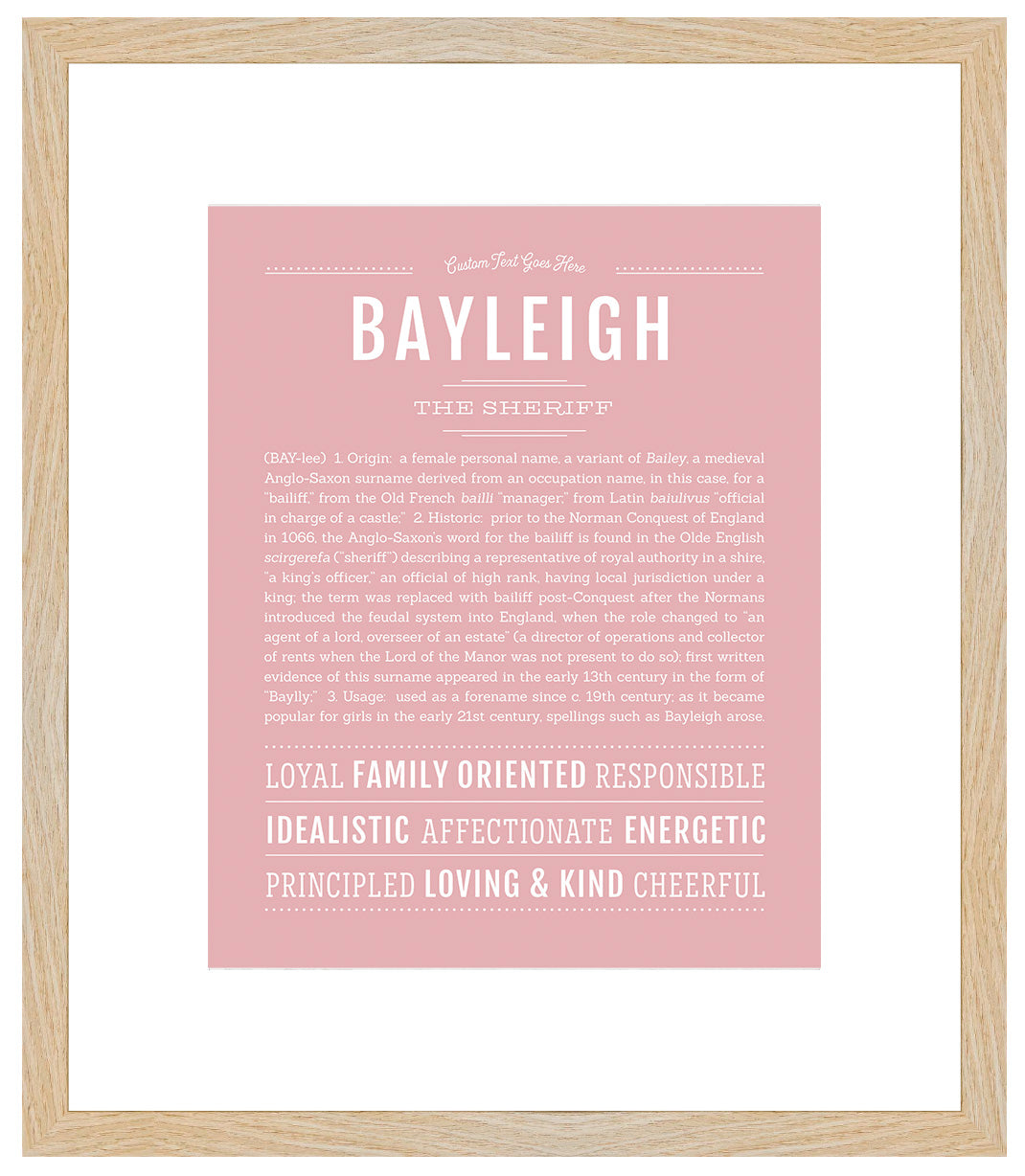 Bayleigh | Name Art Print