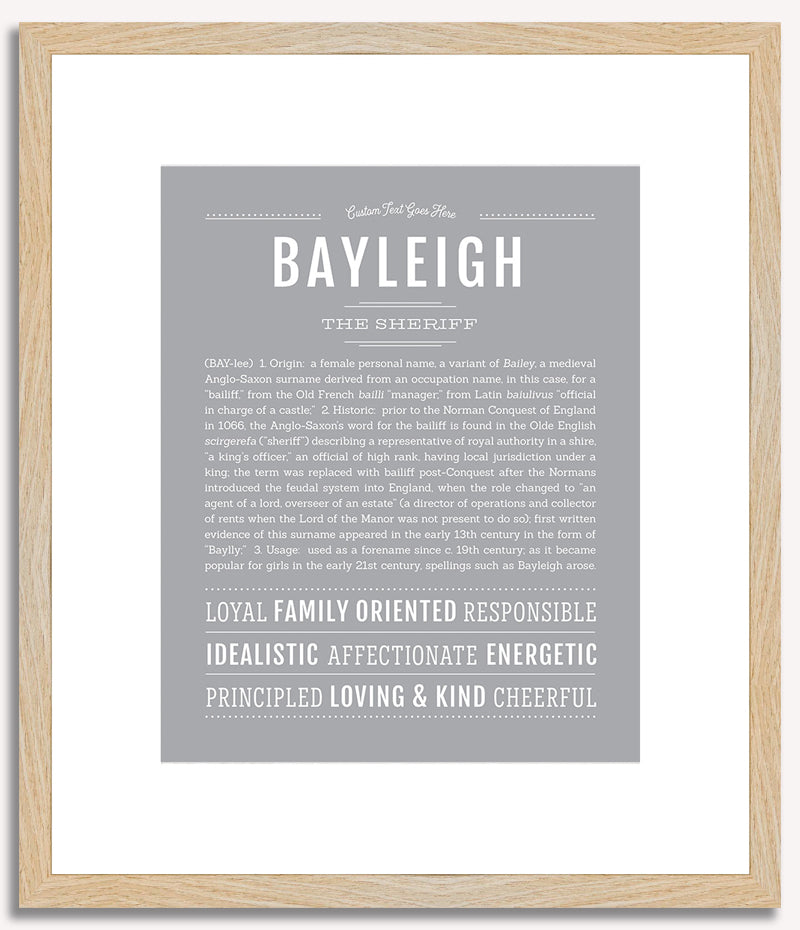 Bayleigh | Name Art Print