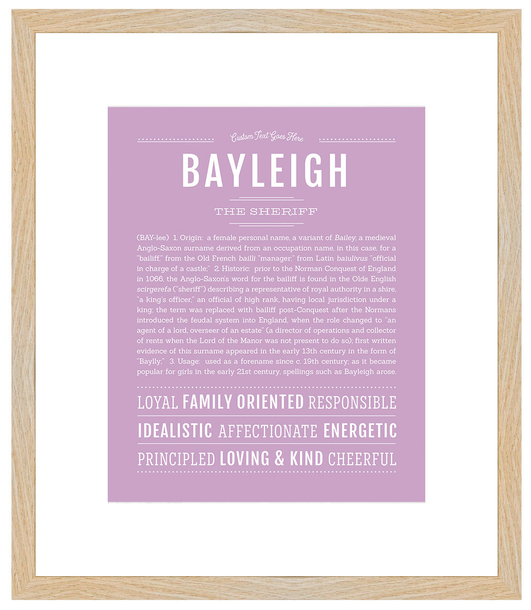 Bayleigh | Name Art Print