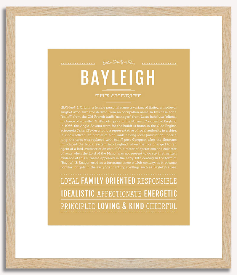 Bayleigh | Name Art Print