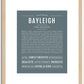 Bayleigh | Name Art Print