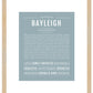 Bayleigh | Name Art Print