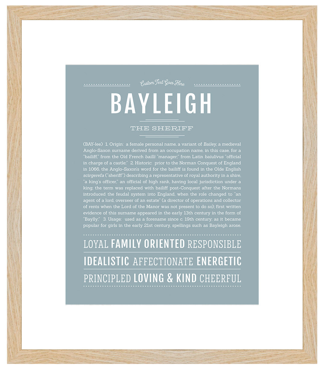 Bayleigh | Name Art Print