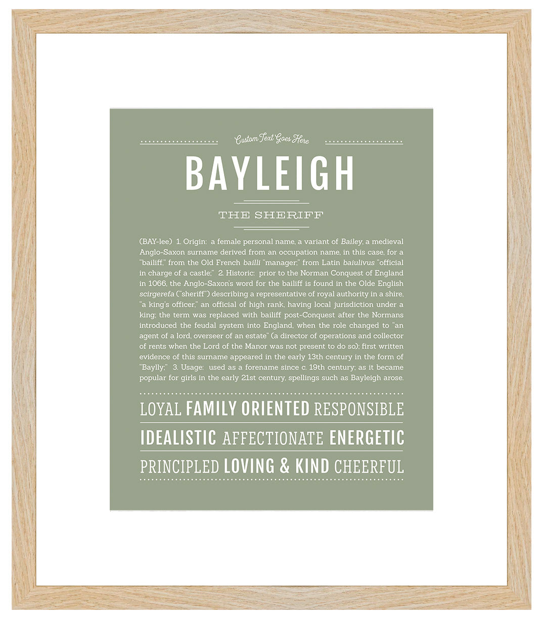 Bayleigh | Name Art Print