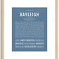 Bayleigh | Name Art Print