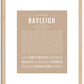 Bayleigh | Name Art Print